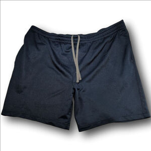 Men's Athletic Works Navy Blue Mesh Athletic Shorts XXL